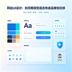 泌阳建站-网站UI设计：如何用视觉语言传递品牌信任感